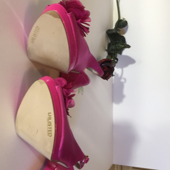 FAIRYCORE Kenneth Cole UNLISTED NEW PEEP TOE SLINGBACK STILETTO HEELS NWOT -READ - Picture 5 of 7